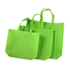China Factory Plain Ultrasonic Carriler Heat Seal Online Grocery Tote Eco Non Woven Shopping Bags