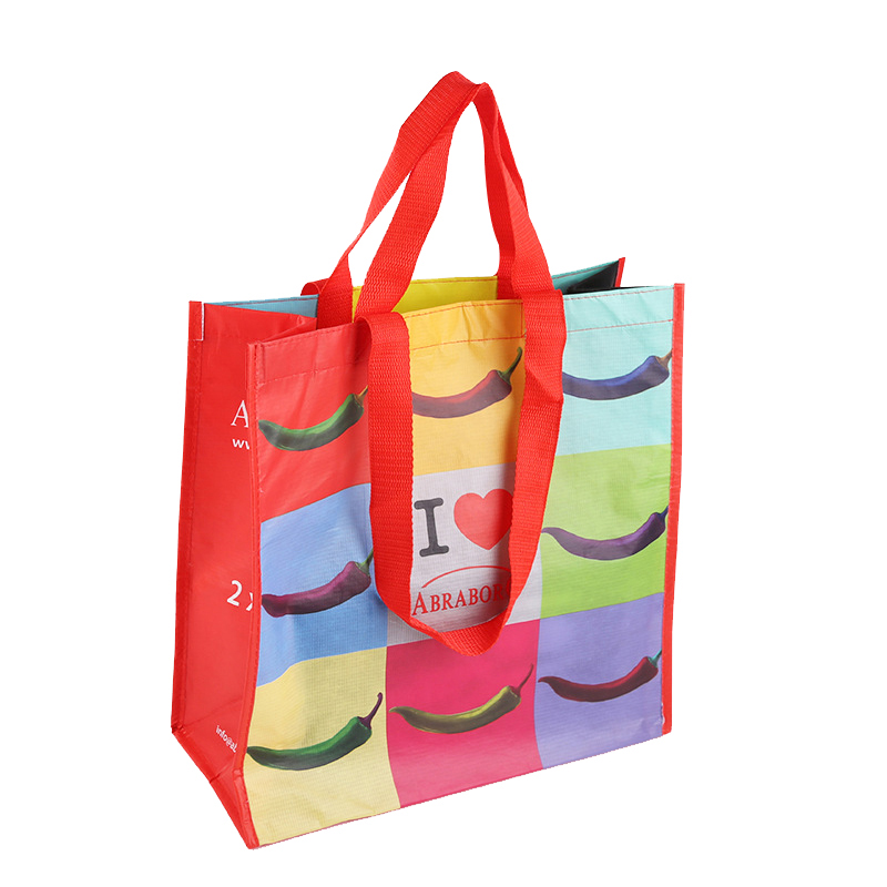 Recycled RPET Water Bottle Laminated Shopping Bag