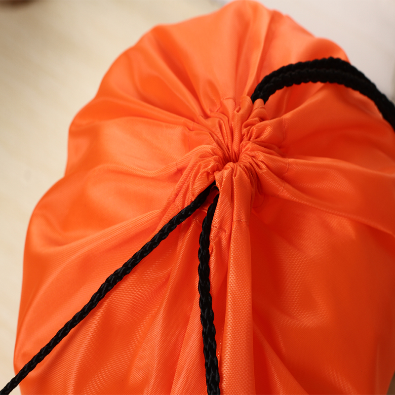 Custom 210D Polyester Backpack Sport Promotional Drawstring Bag