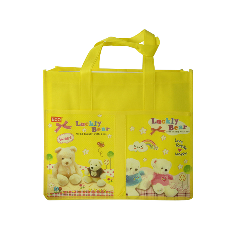 Cookie Shop Promotional Eco-friendly Durable Handled Laminated PP Non ...