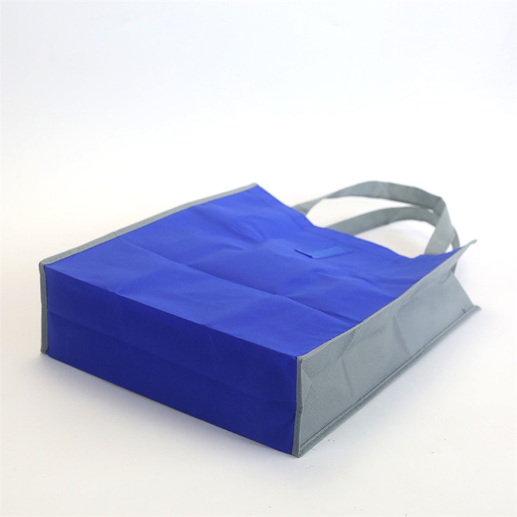 Free Stock Sample Wholesale Custom Printed Recycled Folding Foldable Reusable Non Woven Tote Shopping Bag