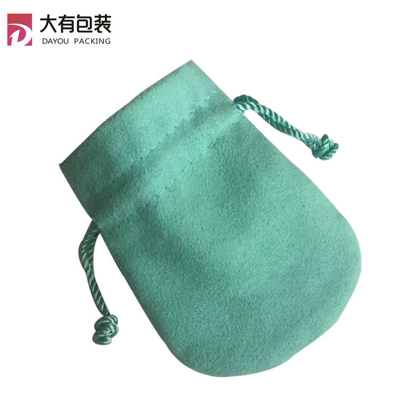 Mini Flannelette Drawstring Bag with Custom Logo