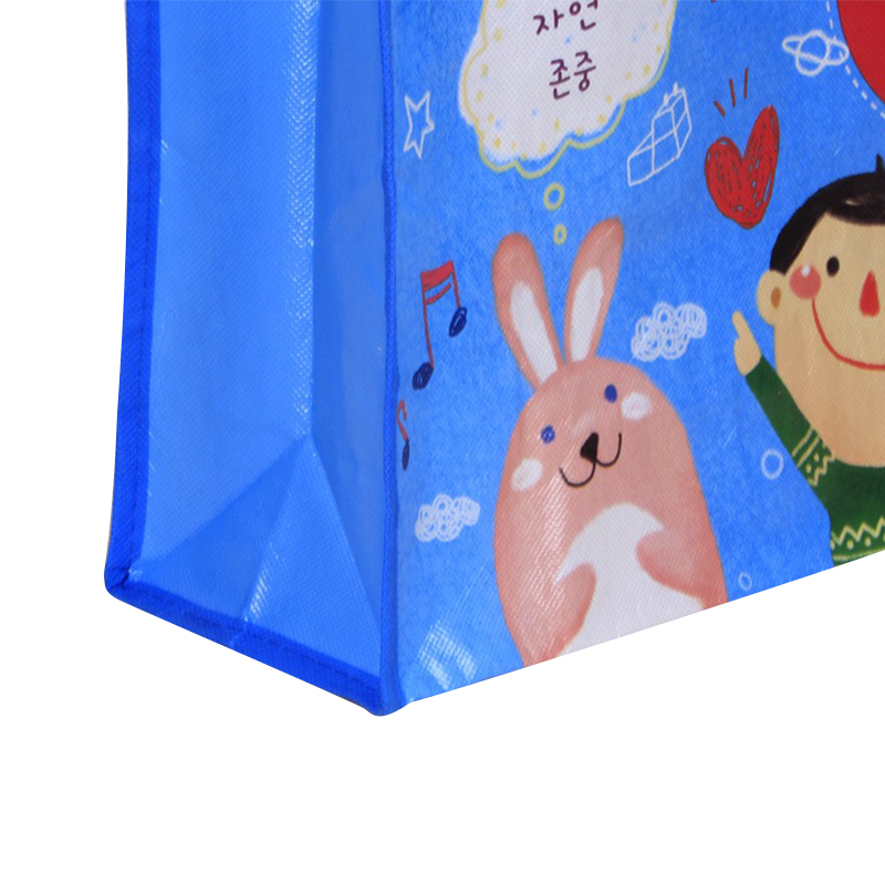 Lovely Custom Cute Printing Non Woven Pp Zipper Bags For Children