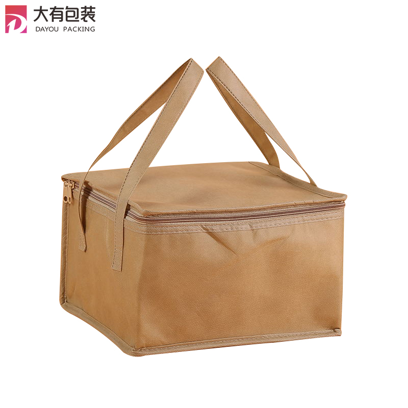 Customized Colorful Promotional Non Woven Lunch Insulated Cooler Bag with Logo