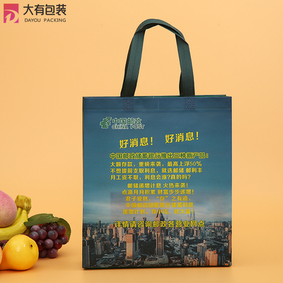 High Quality Cheap Oem Customized Logo Printed Fabric Nonwoven Reusable Shopping Bag Manufacturer
