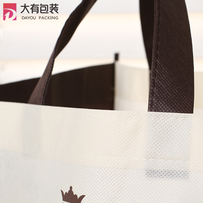 Recyclable Advertising Promotion Non Woven Gift Shopping Bag For Dessert Shop
