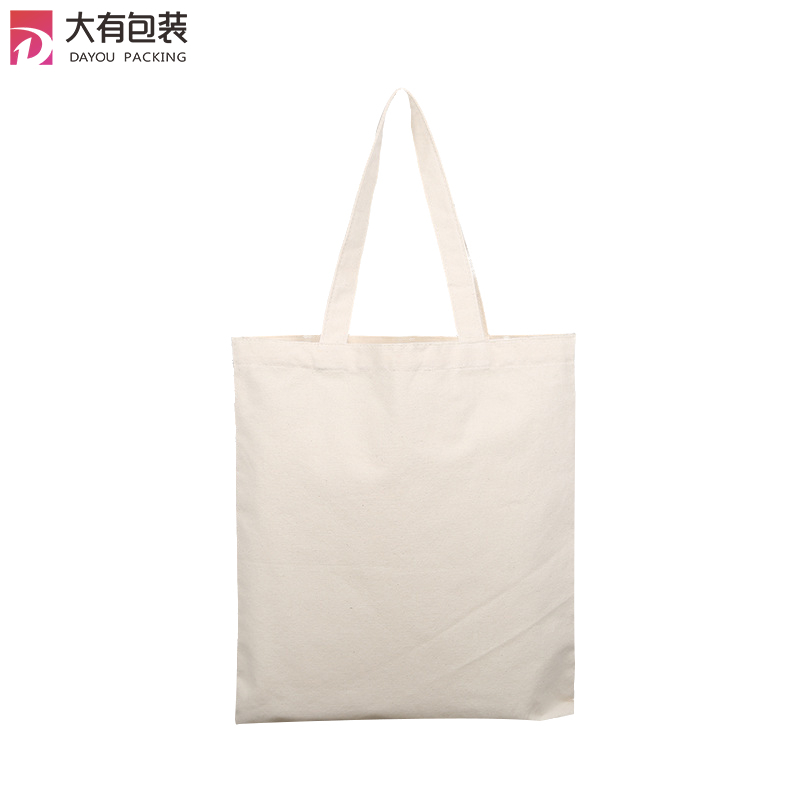 Promotional Reusable Eco Friendly Custom Logo Printed Cotton Canvas Shopping Tote Bag