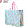Ice cream shop personalized design promotional waterproof laminated pp non woven shopping carry bags 