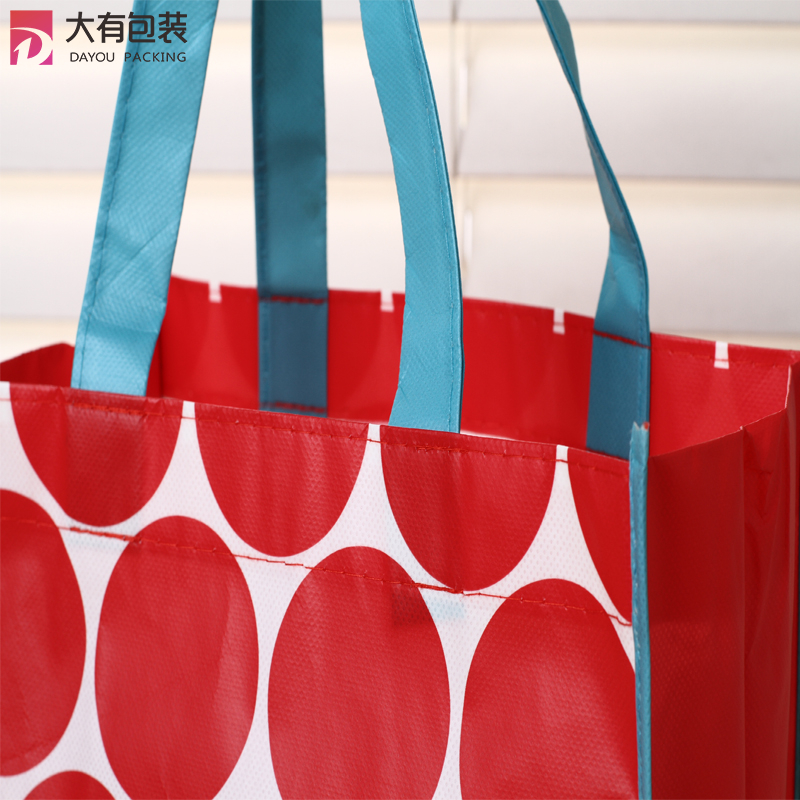 Full Color Printing Lovely Shopping PP Laminated Non Woven Carry Bag