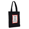 Holiday Workout New Black Cotton Tote Bag Wine Fun Gifts Events Shop Canvas Bag