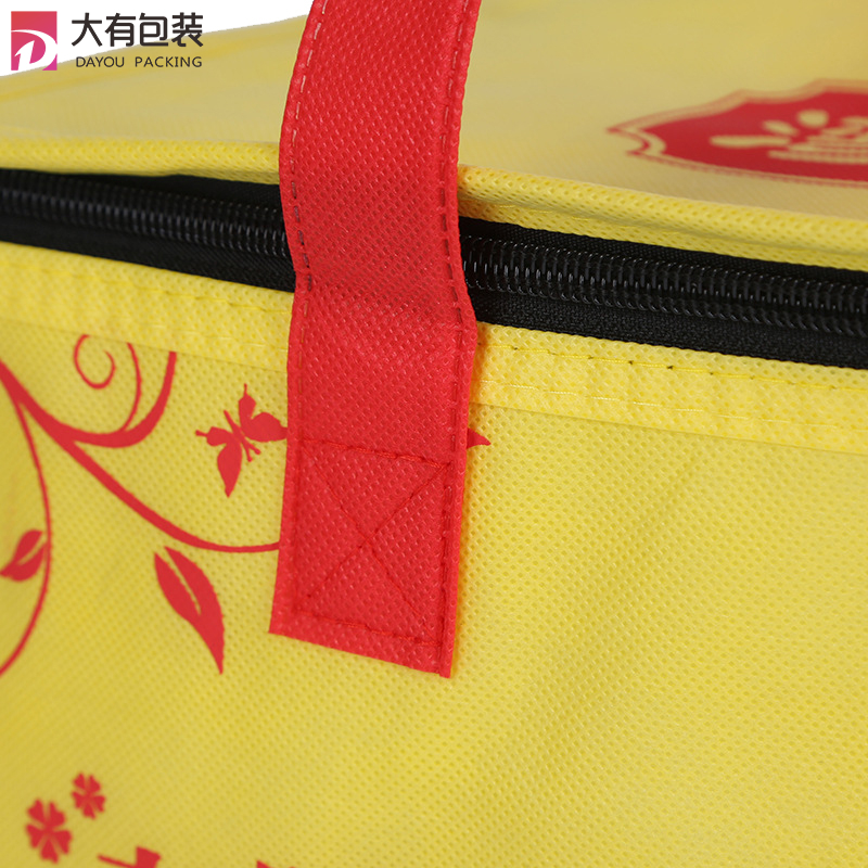 China Made Non-woven Insulated Freezable Lunch Wine Cooler Bag
