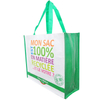 China Reusable Fashion Design PMS Color Or CMYK Color Laminated Recycled PET Shopping Bag