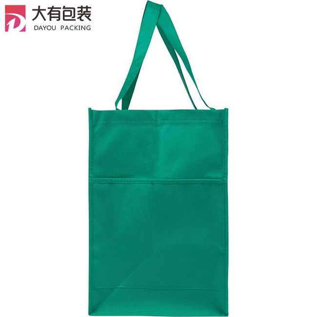Multipurpose Reusable Non-Woven Large Grocery Tote Bags Foldable Shopping Bags Storage Handbags with Dual Reinforced Handles