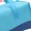 Factory Aluminum Foil Thermal Food Pizza Steak Ice Cream Beer Blue Non Woven Shopping Food Delivery Insulated Cooler Bag