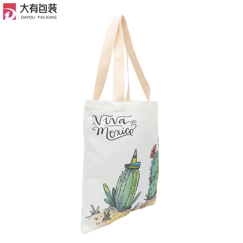 Custom Recycle Printed Logo Cotton Fabric Souvenir Bag, Wholesale Organic Cotton Canvas Bag