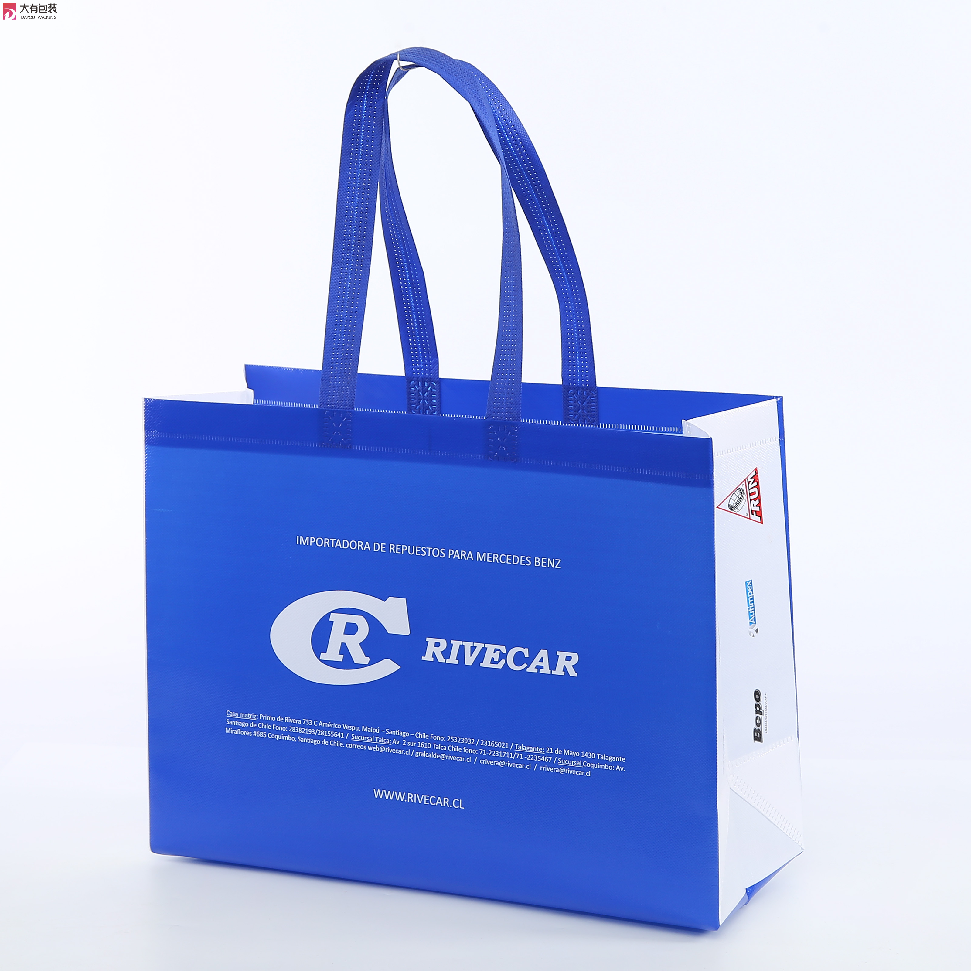 Wholesale Promotional Custom Color Eco Friendly Recyclable Laminated Shopping Pp Ultrasonic Non Woven Bag
