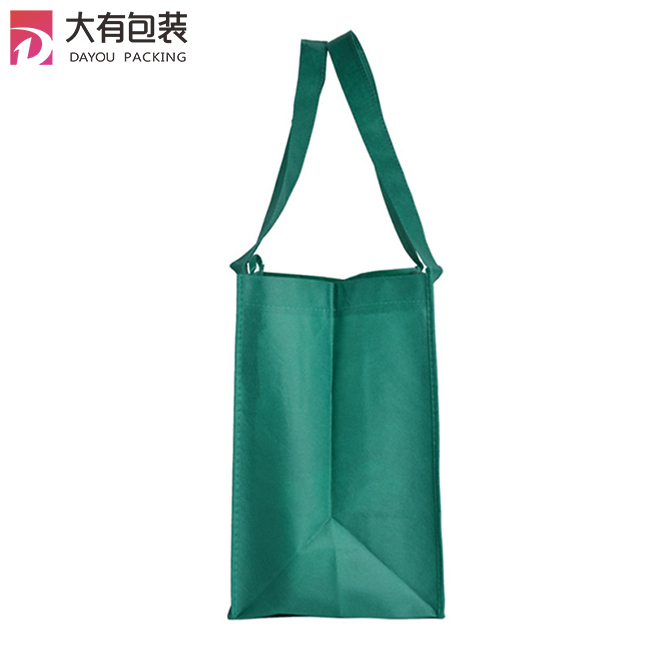 Large capacity strong load bearing non woven tote shopping bag with long handle